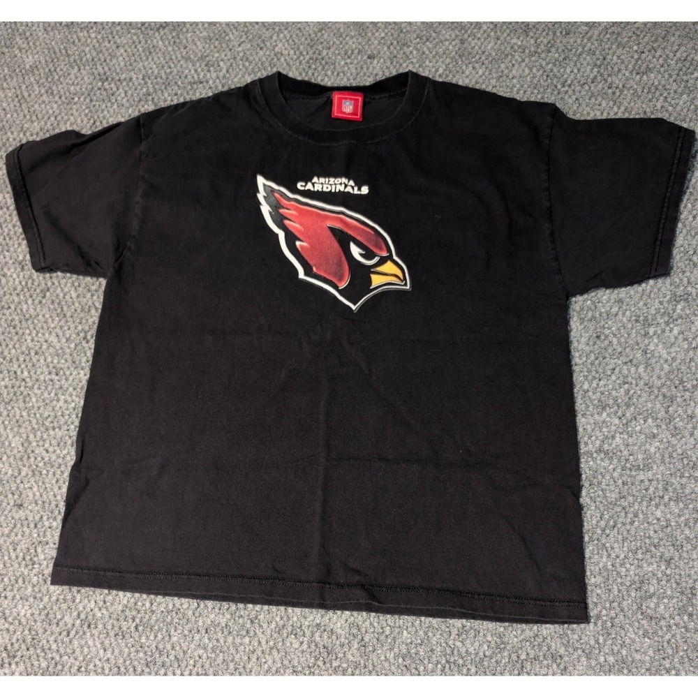 Vintage NFL Arizona Cardinals Black‎ Graphic T-shirt Size Large